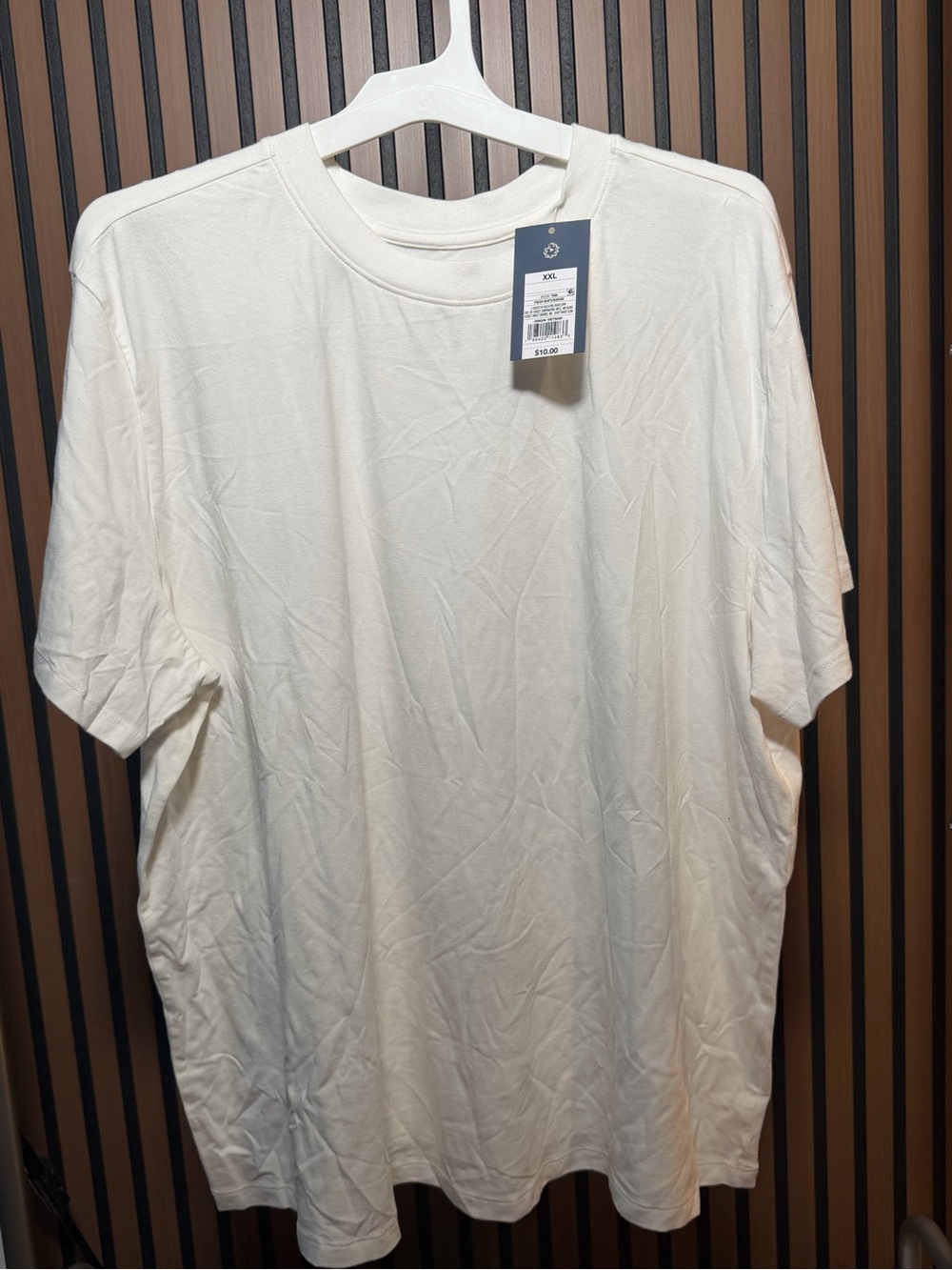 Universal Thread Neutral Cream Short Sleeve Crew Tee